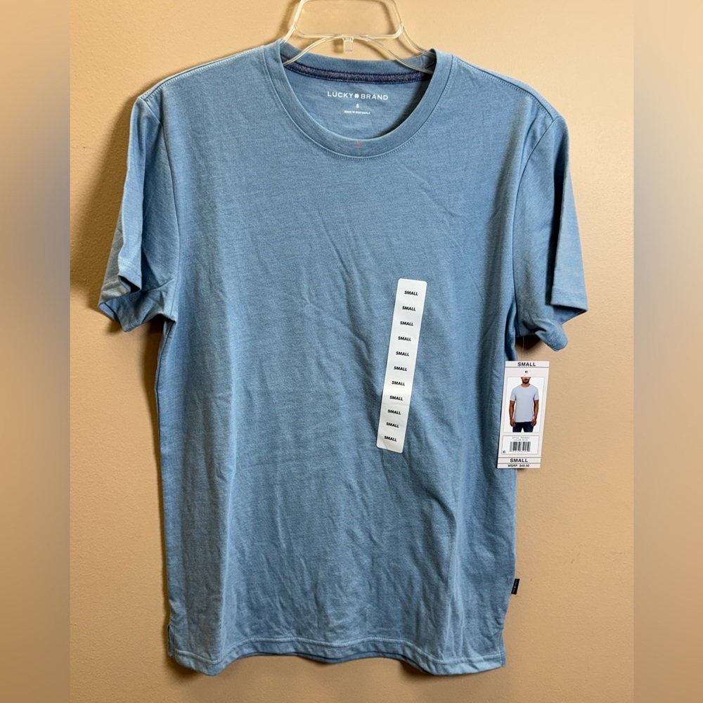 Lucky Brand Men's Blue Short Sleeve Tee
